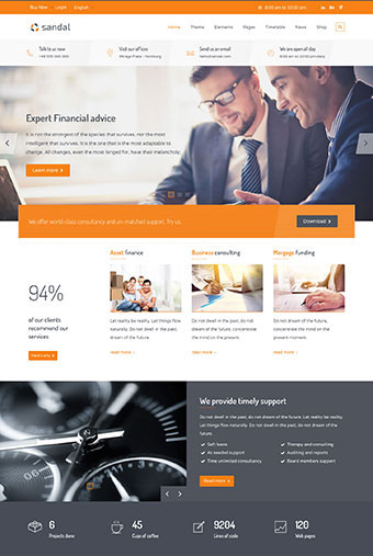 Sandal Joomla Template